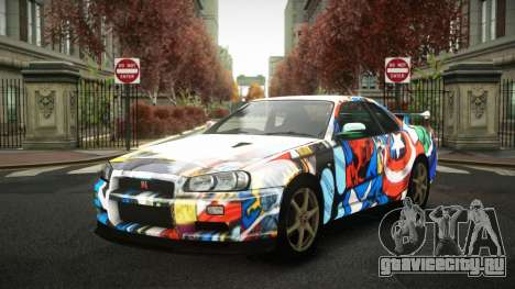 Nissan Skyline R34 Zoelly S12 для GTA 4