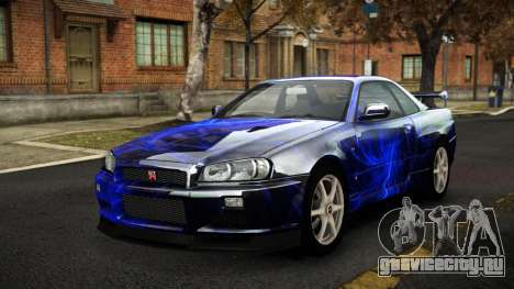 Nissan Skyline R34 Sahunlia S3 для GTA 4