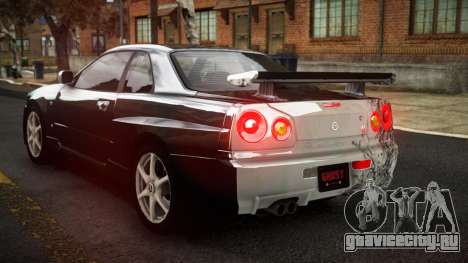 Nissan Skyline R34 Sahunlia S11 для GTA 4