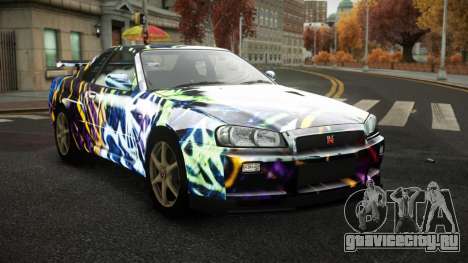 Nissan Skyline R34 Zoelly S9 для GTA 4