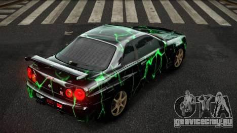 Nissan Skyline R34 Zoelly S8 для GTA 4