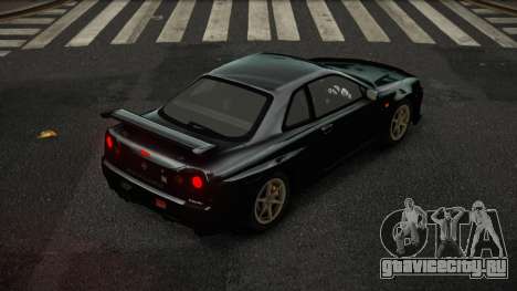 Nissan Skyline R34 Hiso для GTA 4
