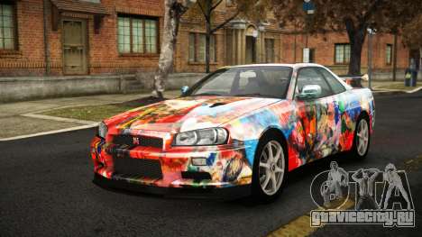 Nissan Skyline R34 Sahunlia S7 для GTA 4
