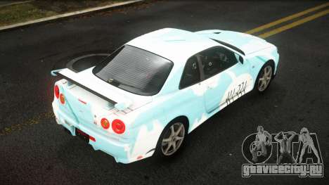 Nissan Skyline R34 Sahunlia S8 для GTA 4