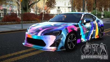 Subaru BRZ Eltithy S12 для GTA 4