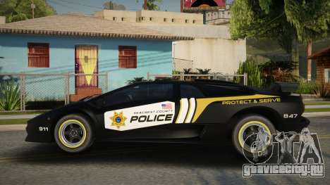 Lamborghini Diablo Police SA для GTA San Andreas