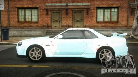 Nissan Skyline R34 Sahunlia S8 для GTA 4