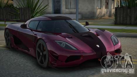 Koenigsegg Agera Isjeony для GTA San Andreas