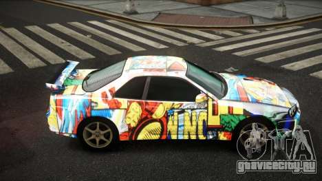 Nissan Skyline R34 Zoelly S12 для GTA 4
