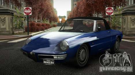 Alfa Romeo Spider Qiyuxayi для GTA 4