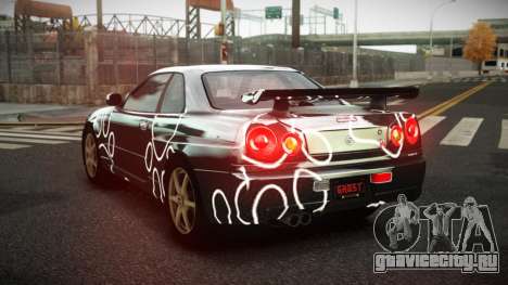 Nissan Skyline R34 Zoelly S5 для GTA 4