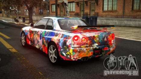 Nissan Skyline R34 Sahunlia S7 для GTA 4