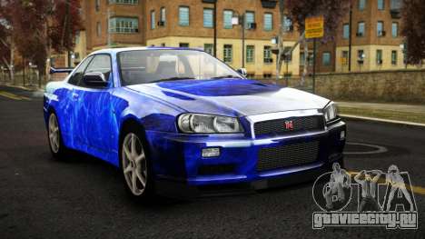 Nissan Skyline R34 Sahunlia S3 для GTA 4