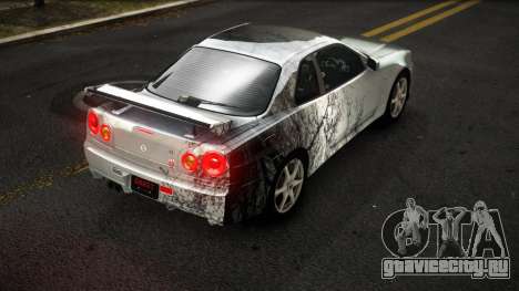 Nissan Skyline R34 Sahunlia S11 для GTA 4