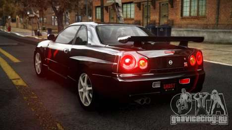 Nissan Skyline R34 Sahunlia S14 для GTA 4