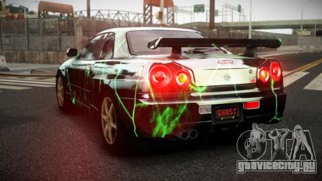 Nissan Skyline R34 Zoelly S8 для GTA 4