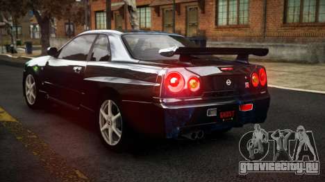 Nissan Skyline R34 Sahunlia S10 для GTA 4