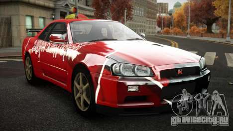 Nissan Skyline R34 Zoelly S11 для GTA 4