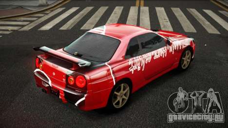 Nissan Skyline R34 Zoelly S11 для GTA 4
