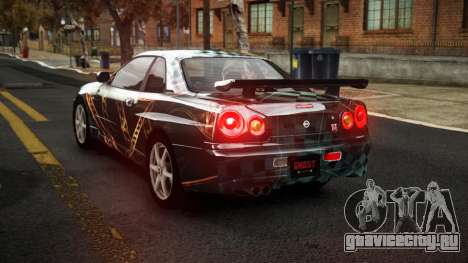 Nissan Skyline R34 Sahunlia S2 для GTA 4