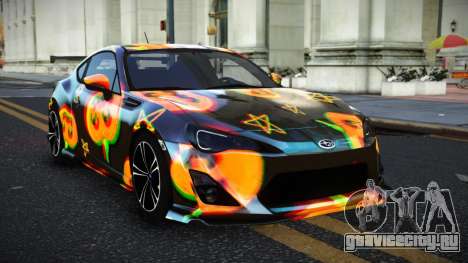 Subaru BRZ Eltithy S8 для GTA 4