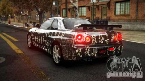Nissan Skyline R34 Sahunlia S5 для GTA 4