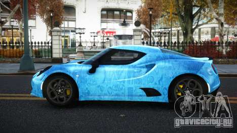 Alfa Romeo 4C Mathoine S8 для GTA 4