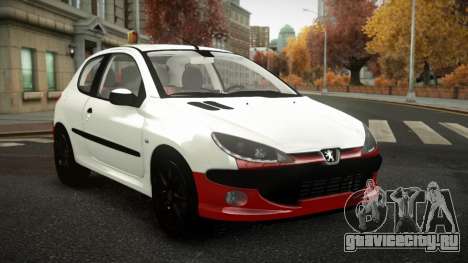 Peugeot 206 Dihinowos для GTA 4