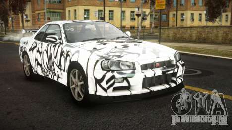 Nissan Skyline R34 Sahunlia S1 для GTA 4
