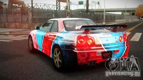Nissan Skyline R34 Zoelly S10 для GTA 4