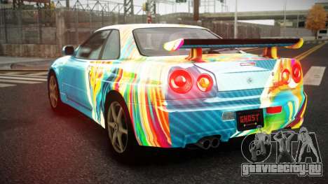 Nissan Skyline R34 Zoelly S6 для GTA 4