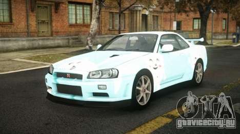 Nissan Skyline R34 Sahunlia S8 для GTA 4