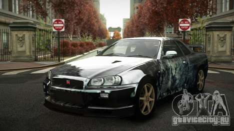 Nissan Skyline R34 Zoelly S1 для GTA 4