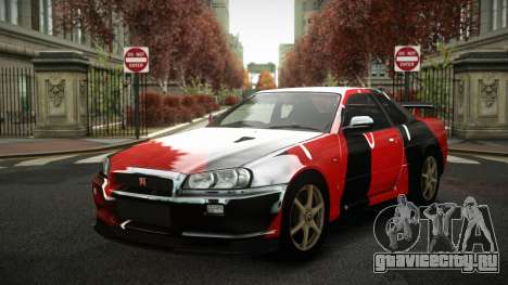 Nissan Skyline R34 Zoelly S11 для GTA 4