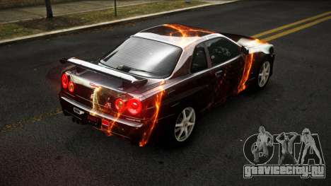 Nissan Skyline R34 Sahunlia S9 для GTA 4