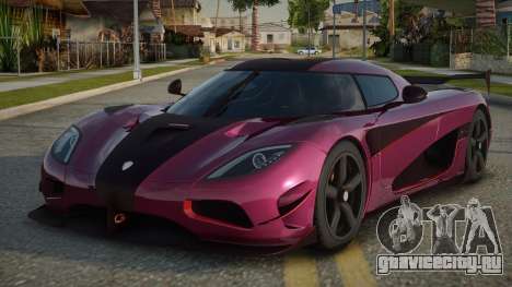 Koenigsegg Agera Isjeony для GTA San Andreas