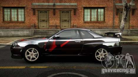 Nissan Skyline R34 Sahunlia S14 для GTA 4