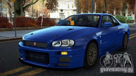 Nissan Skyline R34 Uzat для GTA 4