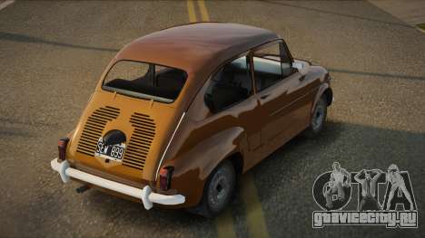 Fiat 600 Mejorado для GTA San Andreas