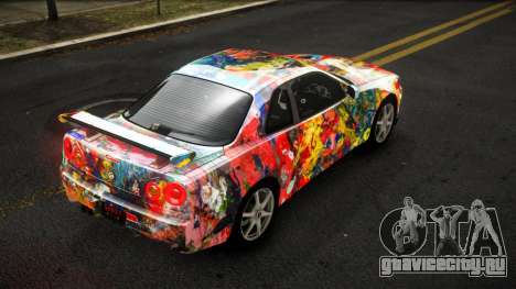 Nissan Skyline R34 Sahunlia S7 для GTA 4