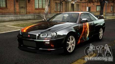 Nissan Skyline R34 Sahunlia S9 для GTA 4