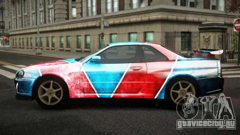 Nissan Skyline R34 Zoelly S10 для GTA 4