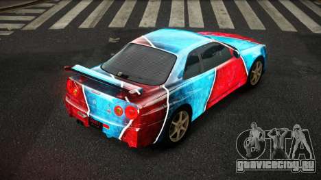 Nissan Skyline R34 Zoelly S10 для GTA 4