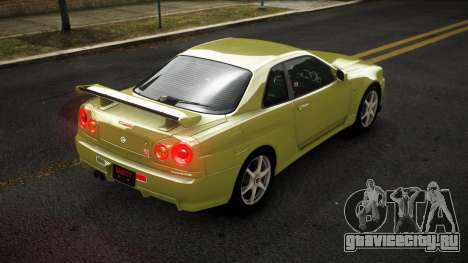 Nissan Skyline R34 Sahunlia для GTA 4