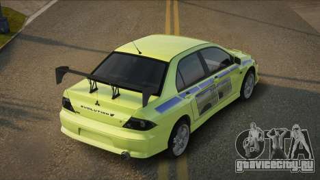 Mitsubishi Lancer Evolution VII Erley для GTA San Andreas