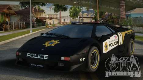 Lamborghini Diablo Police SA для GTA San Andreas