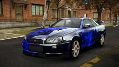 Nissan Skyline R34 Sahunlia S3 для GTA 4