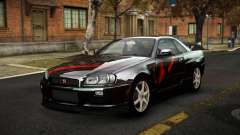 Nissan Skyline R34 Sahunlia S14 для GTA 4