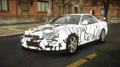 Nissan Skyline R34 Sahunlia S1 для GTA 4