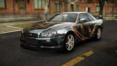 Nissan Skyline R34 Sahunlia S2 для GTA 4